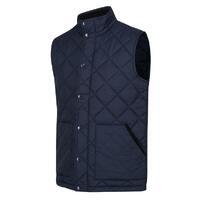 Londyn Homme Doudoune sans manches chaude matelassée motif losange