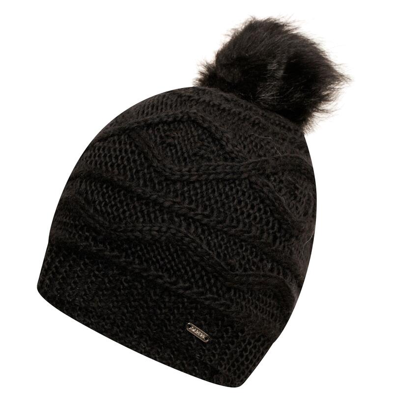 Cappello A Cuffia Pon Pon Donna Dare 2B Remind II Nero