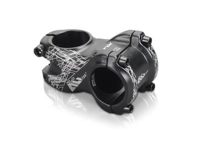 A-head stuurpen. st-m25 1 1/8". ø 31.8mm. 45mm. 0° zwart mat