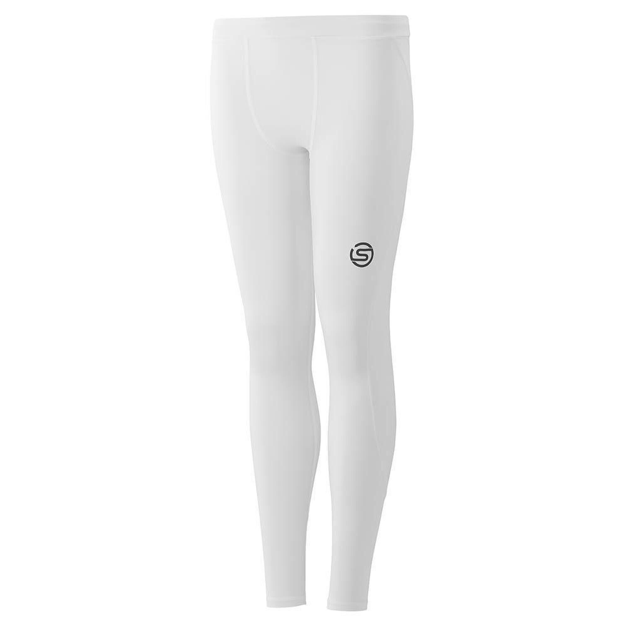 SKINS SKINS Series-1 Youth Tight - White - Size L