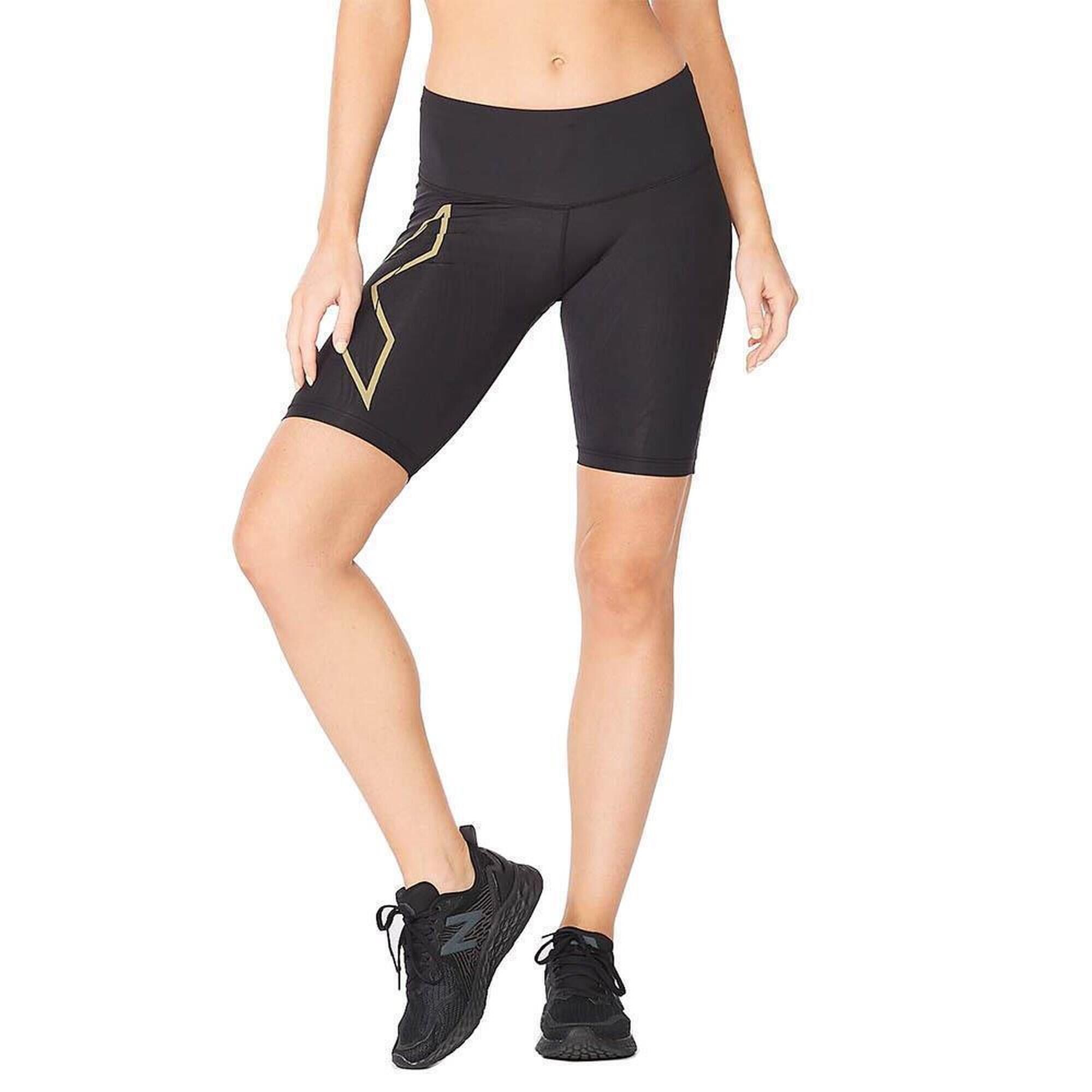 2XU 2XU Women's Light Speed Mid-Rise Compression Tights - Black