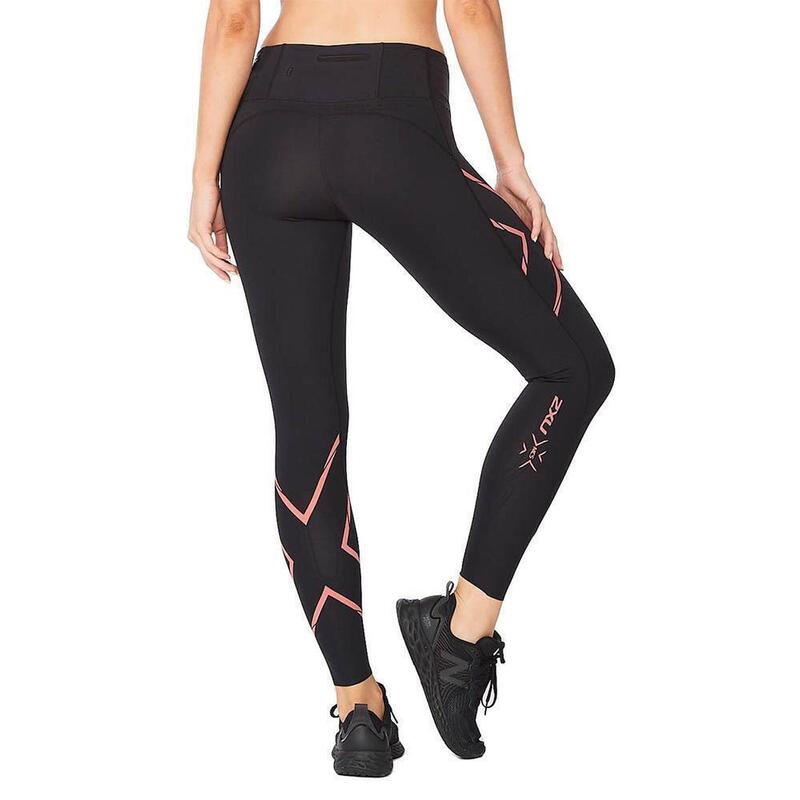 2XU Collants de compression mi-hauteur Light Speed pour femmes - Noirs