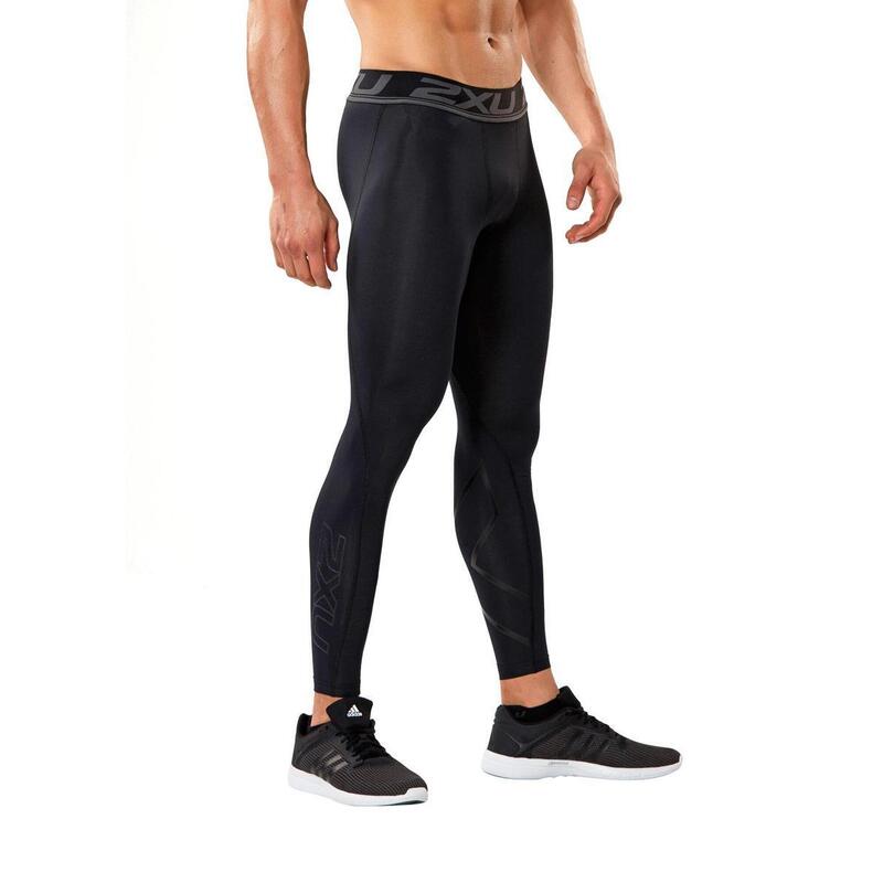 2XU Collants de compression Accelerate pour hommes - Noir/Noir - Taille S