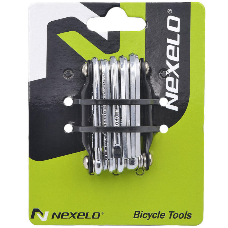 Zestaw kluczy rowerowych multitool Nexelo 12w1