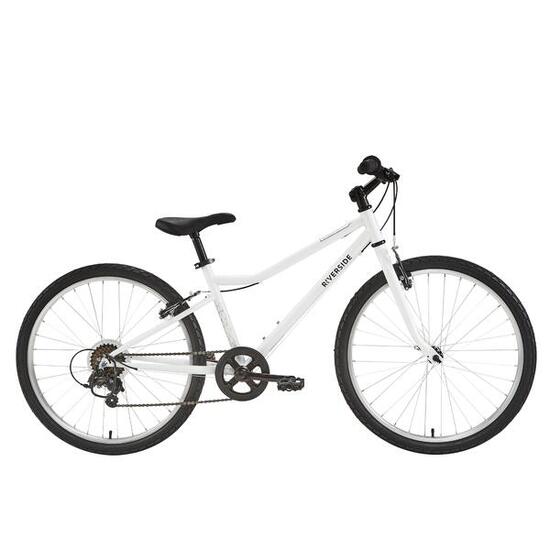 Tweedehands Hybridefiets voor kinderen 100 24 inch 9-12 jaar