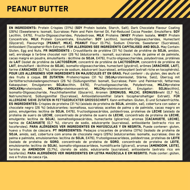 PROTEIN CRISP BAR (65g) | Peanut Butter