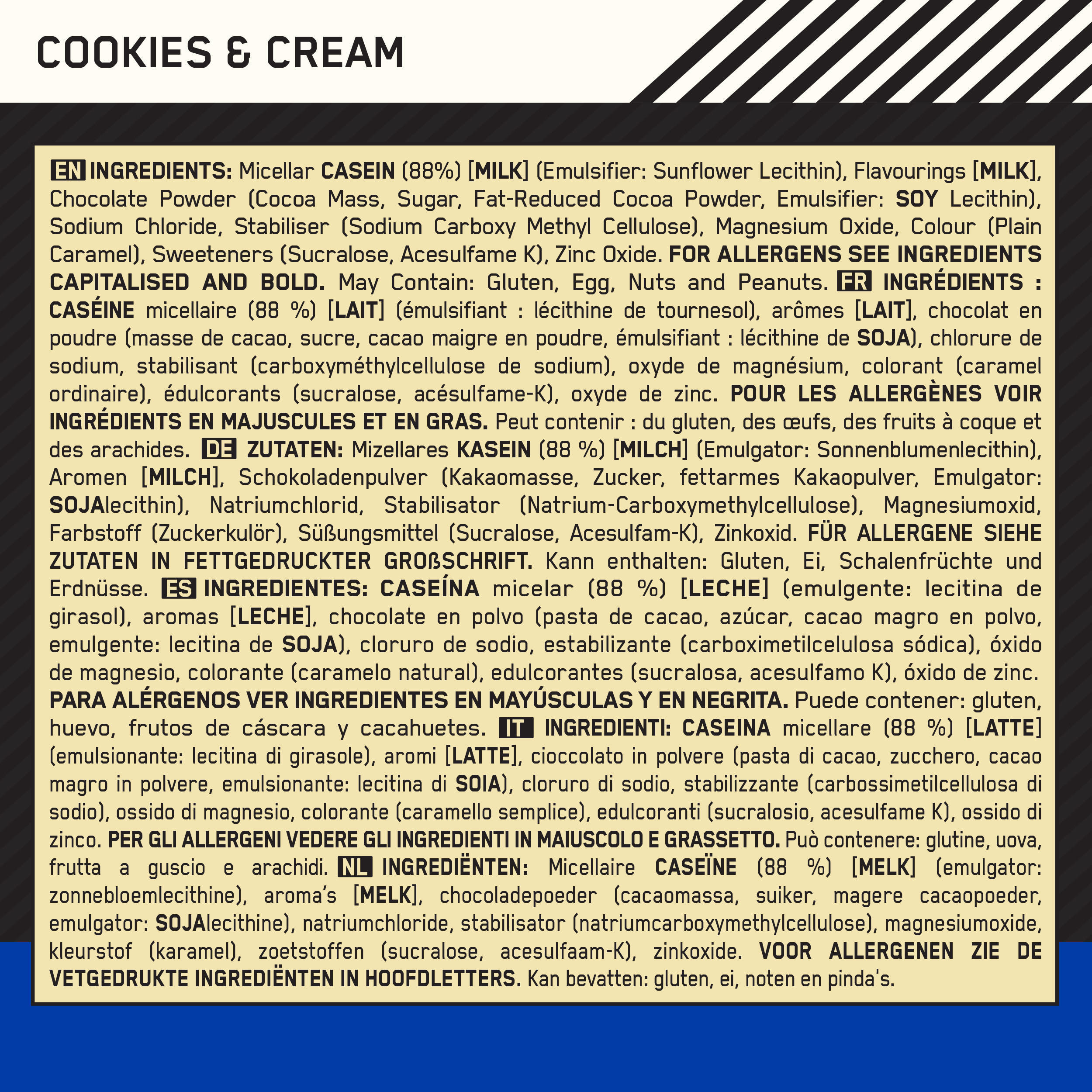 Caséine - Gold Standard 100% Casein - Biscuits et Crème 4/6