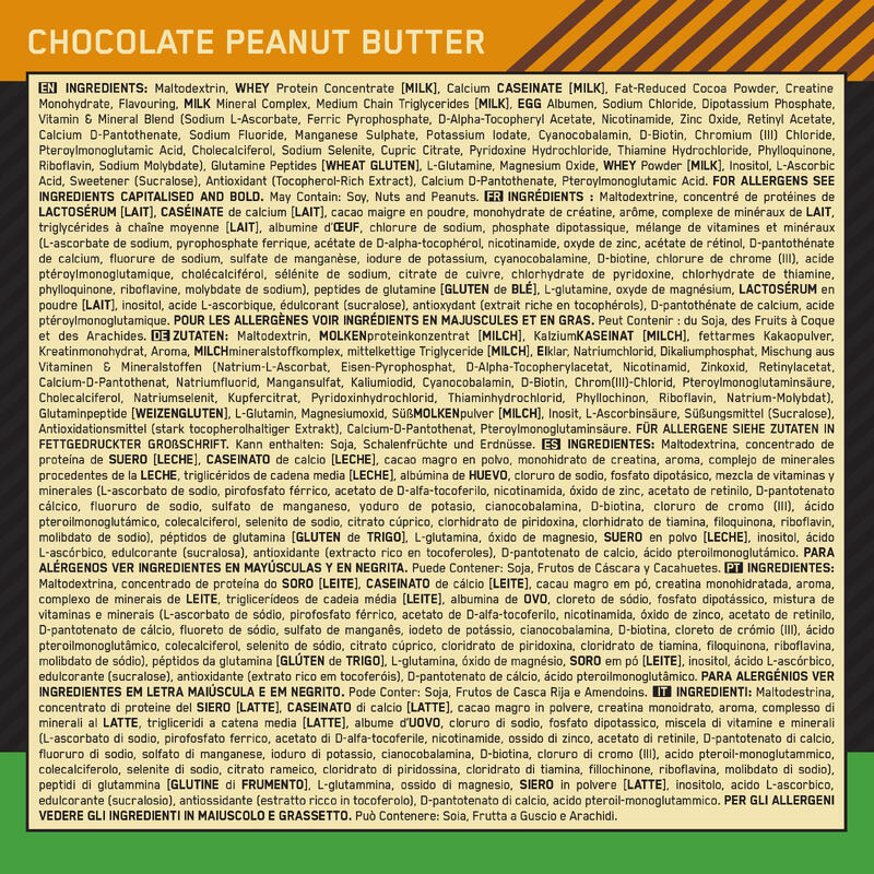 Serious Mass Schokolade & Erdnussbutter 8 Portionen (2727 Gramm)