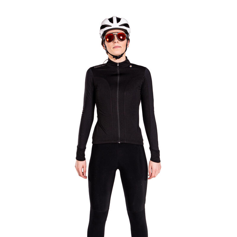 Chaqueta Ciclista para Mujer (2023) - Negro - Vesper Tempest Light