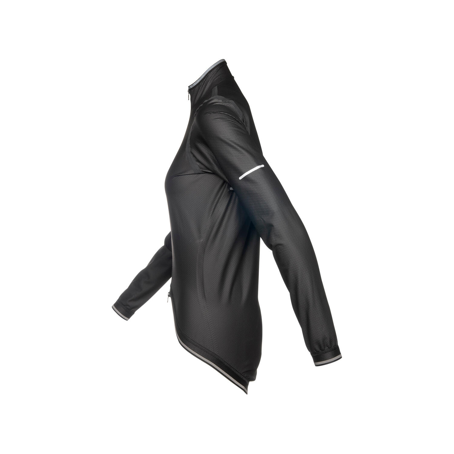 Chaqueta Ciclismo Lluvia Viento Mujer - Kaaiman Jacket Negro 3/5