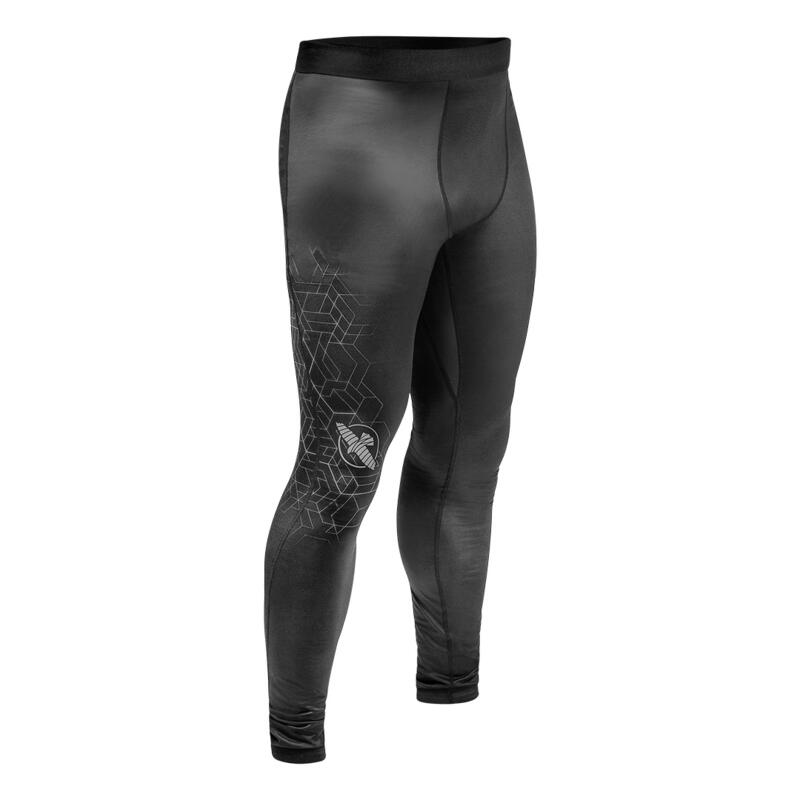 Collants de Jiu Jitsu Hayabusa Geo – noir, gris
