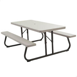 Table Pique Nique Rectangulaire Pliante (183 x 76 cm) PEHD LIFETIME #22119
