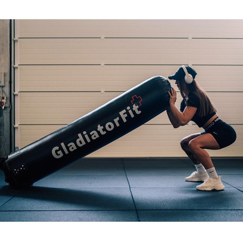 Sac de frappe plein suspendu 180cm + chaîne de fixation GladiatorFit