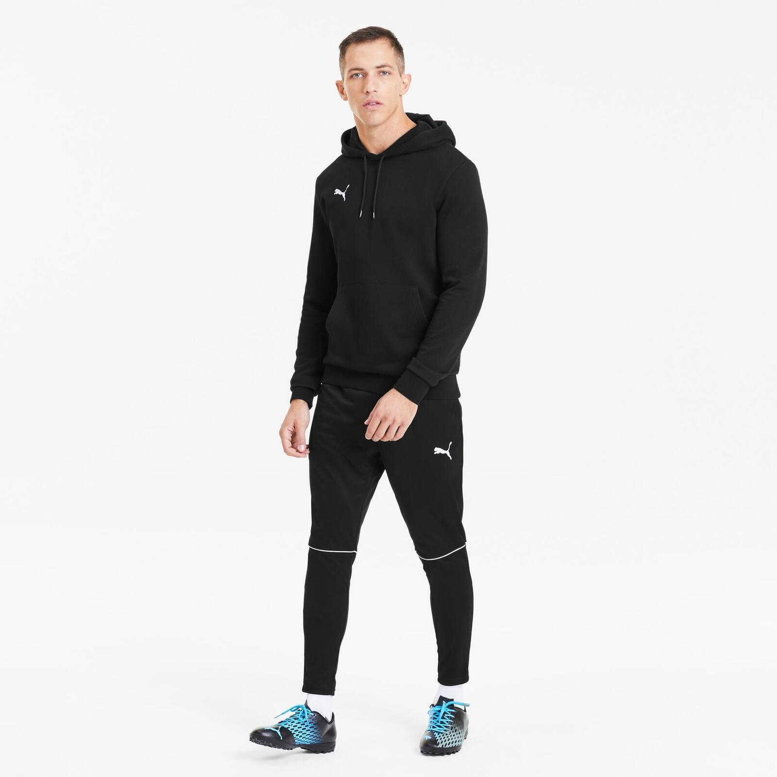 PUMA Herren teamGOAL 23 Casuals Hoody Sweatshirt Pullover 656580 Schwarz 5/8