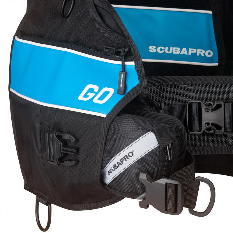 Scubapro GO BCD (新款) 浮力背心 - 黑色/藍色