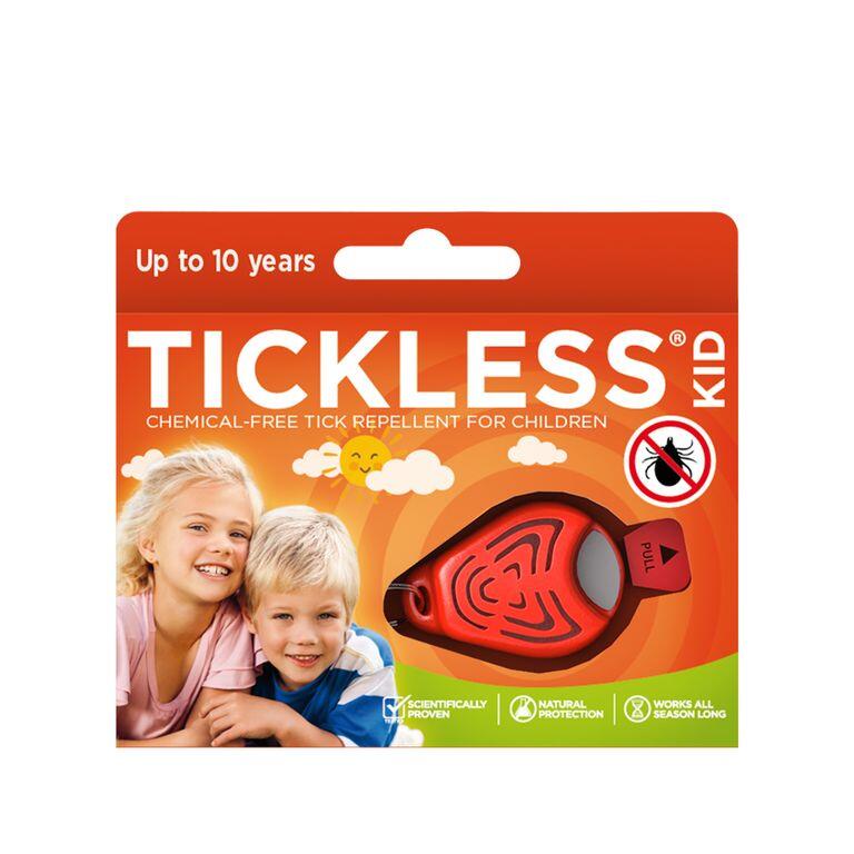 Ultradźwiękowe urządzenie na kleszcze TICKLESS Kid pomarańczowy brelok