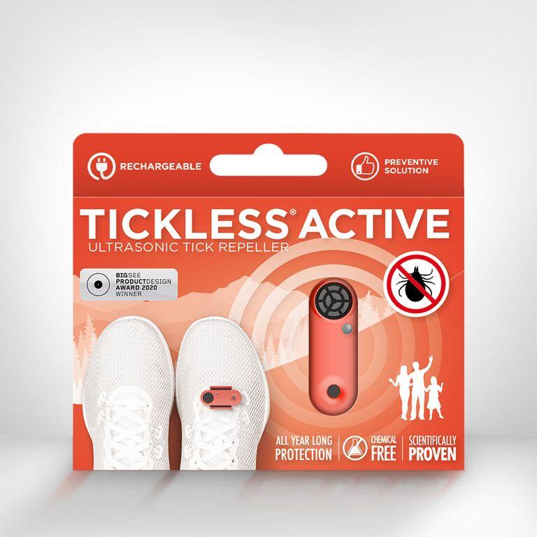 Ultradźwiękowe urządzenie na kleszcze TICKLESS Active czerwony