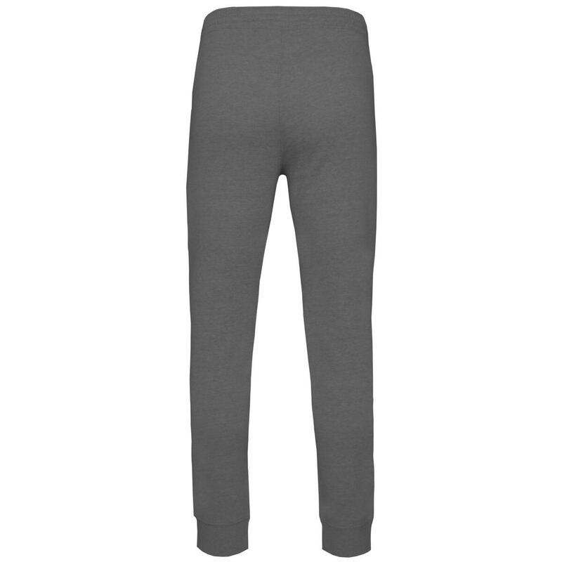 Pantalones de gimnasia de algodón de ajuste normal para hombre. Cinzeto