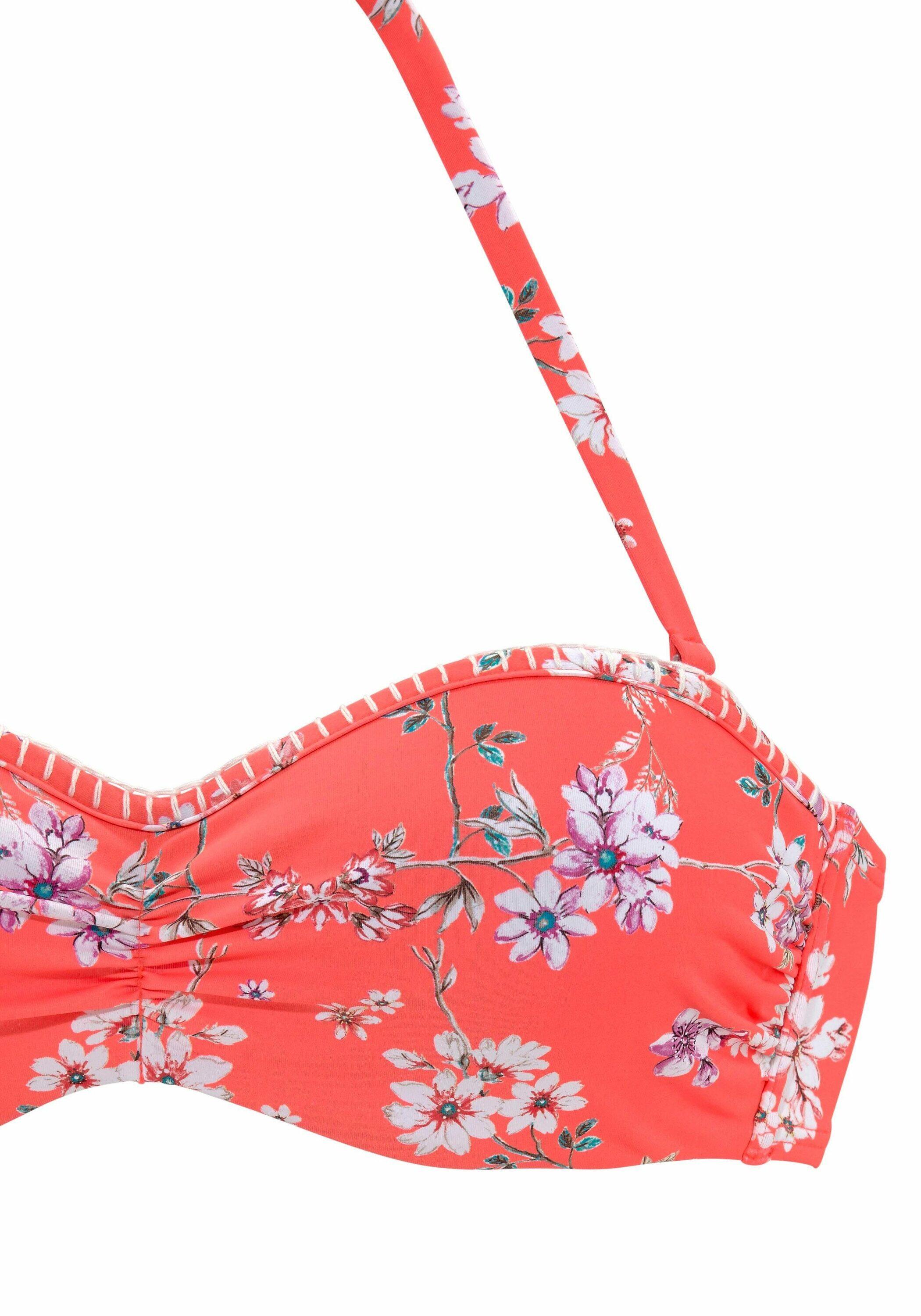 Halternekkini met beugels dames Lascana Ditsy 5/7