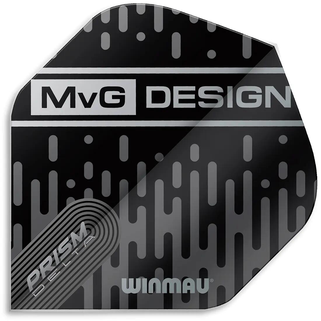 WINMAU Letky Prism Delta - Michael van Gerwen - Black and Grey W6915.214