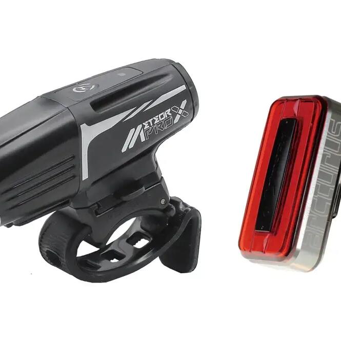 MOON METEOR-X PRO & ARCTURUS PRO Front and Rear Cycle Light Set