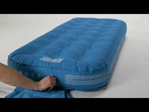 Lit Gonflable Simple Coleman Extra Durable - Neuf, Bleu, Pour Camping Ou Invités
