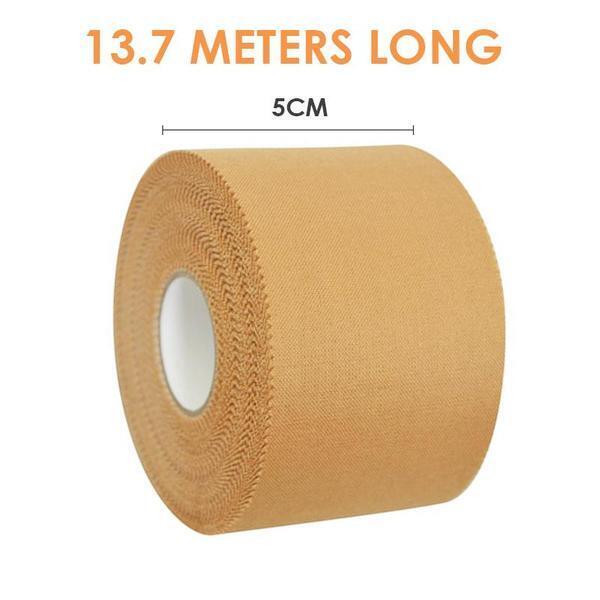 Heavy Duty Rayon Rigid Tape 13.7M x 5CM - Beige