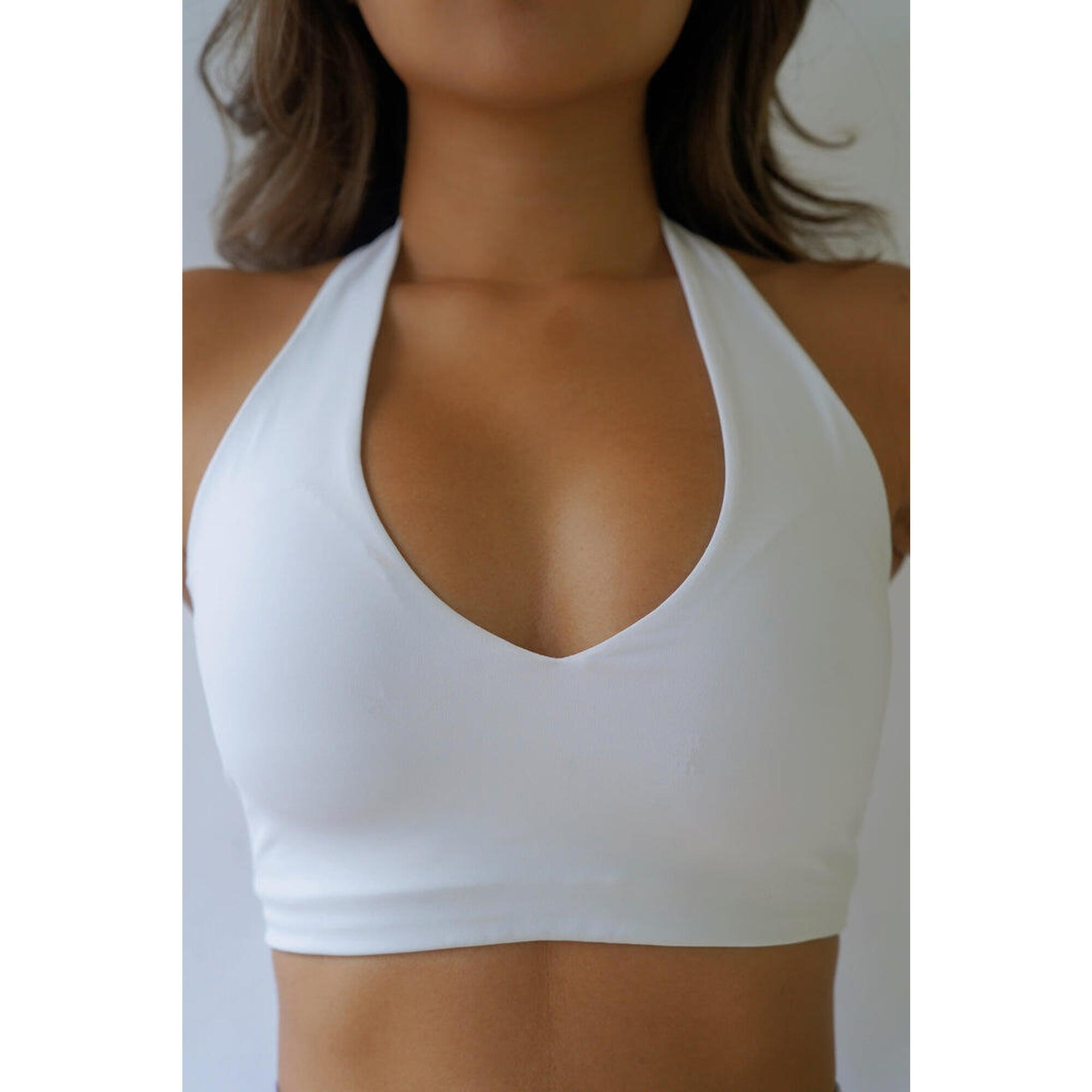 Halter neck 2024 low back bra