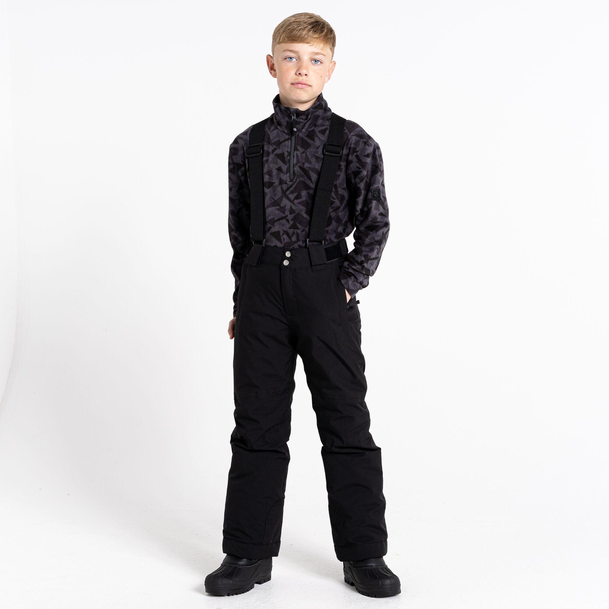 Outmove II Kids' Ski Waterproof Breathable Trousers - Black 4/7