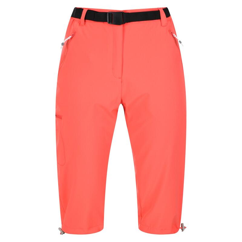 Xert Stretch Walking-Caprihose für Damen - Orange