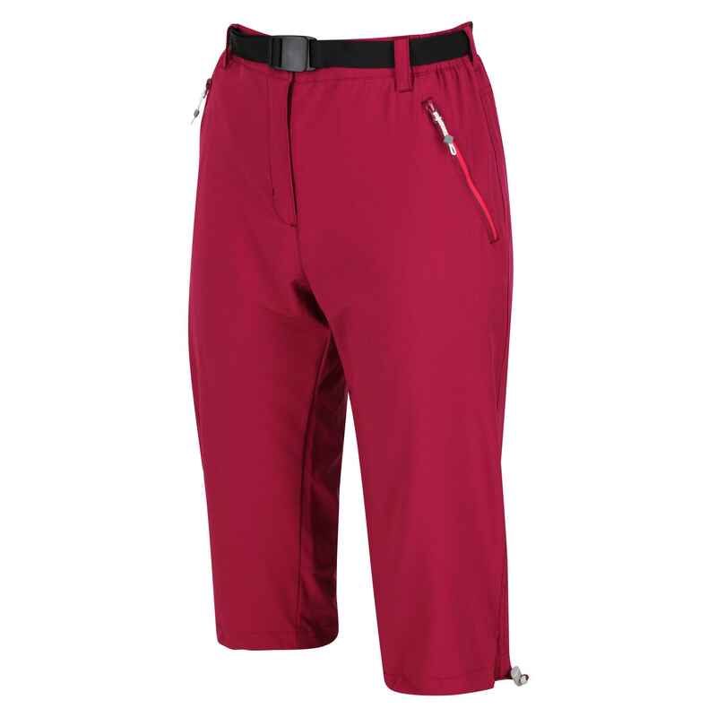 Wanderhose Xert Capri Wandern/Outdoor/Trekking Damen Wild Plum Ohne Atmungsaktiv