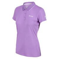 Maverik V T-shirt de marche à manches courtes pour femme - Violet