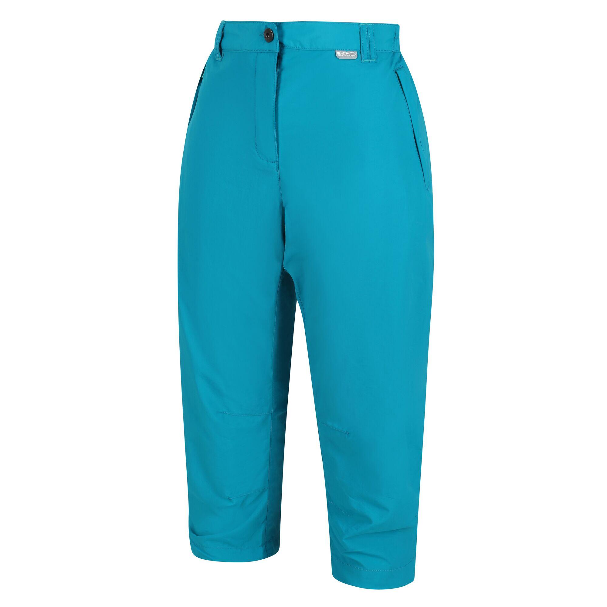 Chaska II Women's Hiking Capris - Blue Enamel 5/7