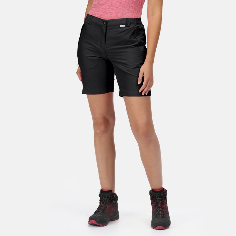 Chaska II Short de randonnée pour femme - Noir