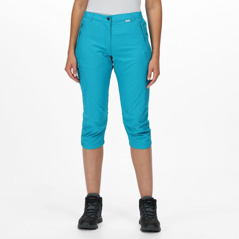 Chaska II Capri de randonnée pour femme - Turquoise moyen