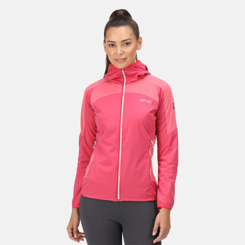 Tarvos IV softshell wandeljas voor dames - Roze