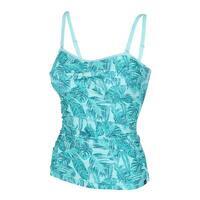 Aceana II Femme Natation Tankini Haut - Imprimé bleu clair