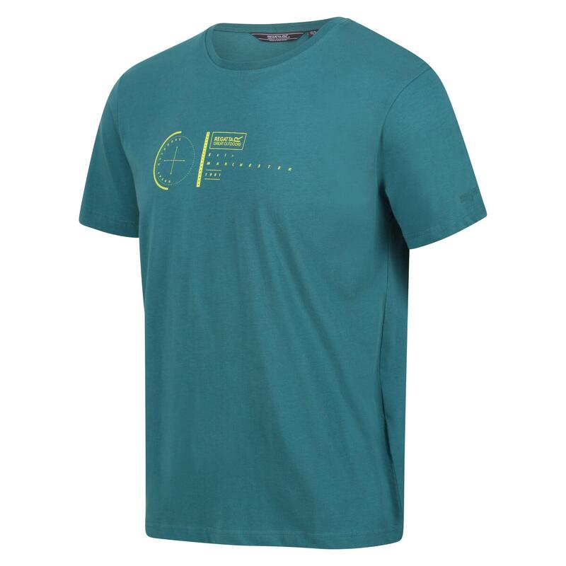 Breezed II wandel-T-shirt met korte mouwen voor heren - Groen