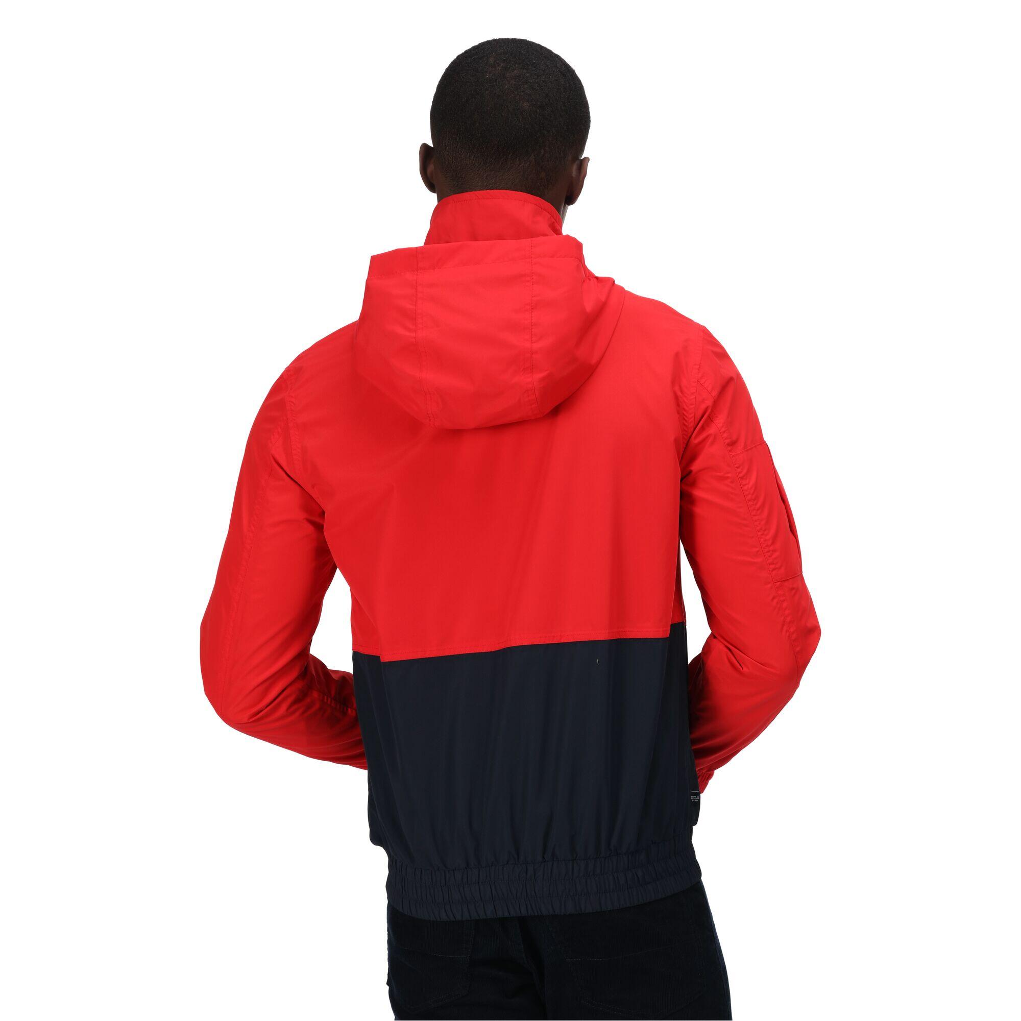 Herren Wandern Regenjacke, wasserdicht, atmungsaktiv - Feelding, true red 2/6