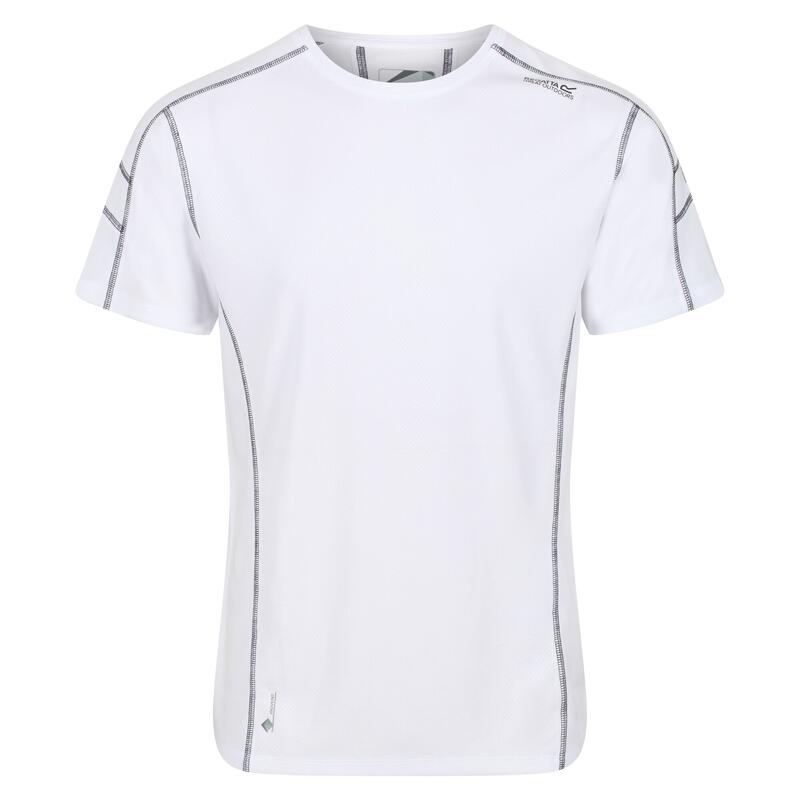 Virda III wandel-T-shirt met korte mouwen voor heren - Wit