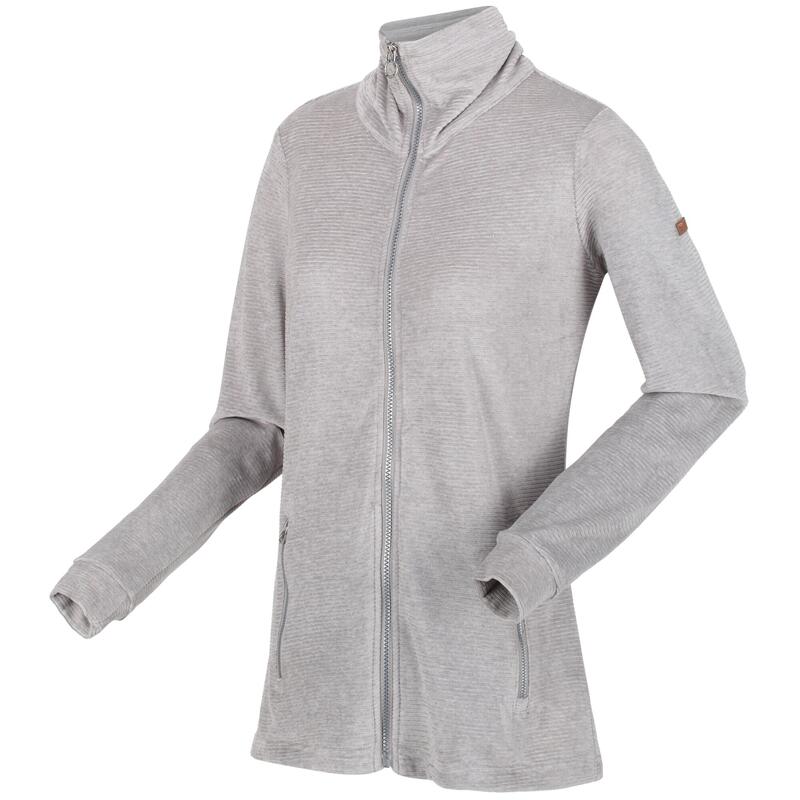 Everleigh Polaire de marche zippé pour femme - Gris