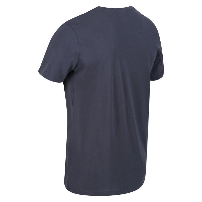 Breezed II wandel-T-shirt met korte mouwen voor heren - Middengrijs