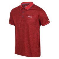 Remex II Polo Fitness à manches courtes pour homme - Rouge