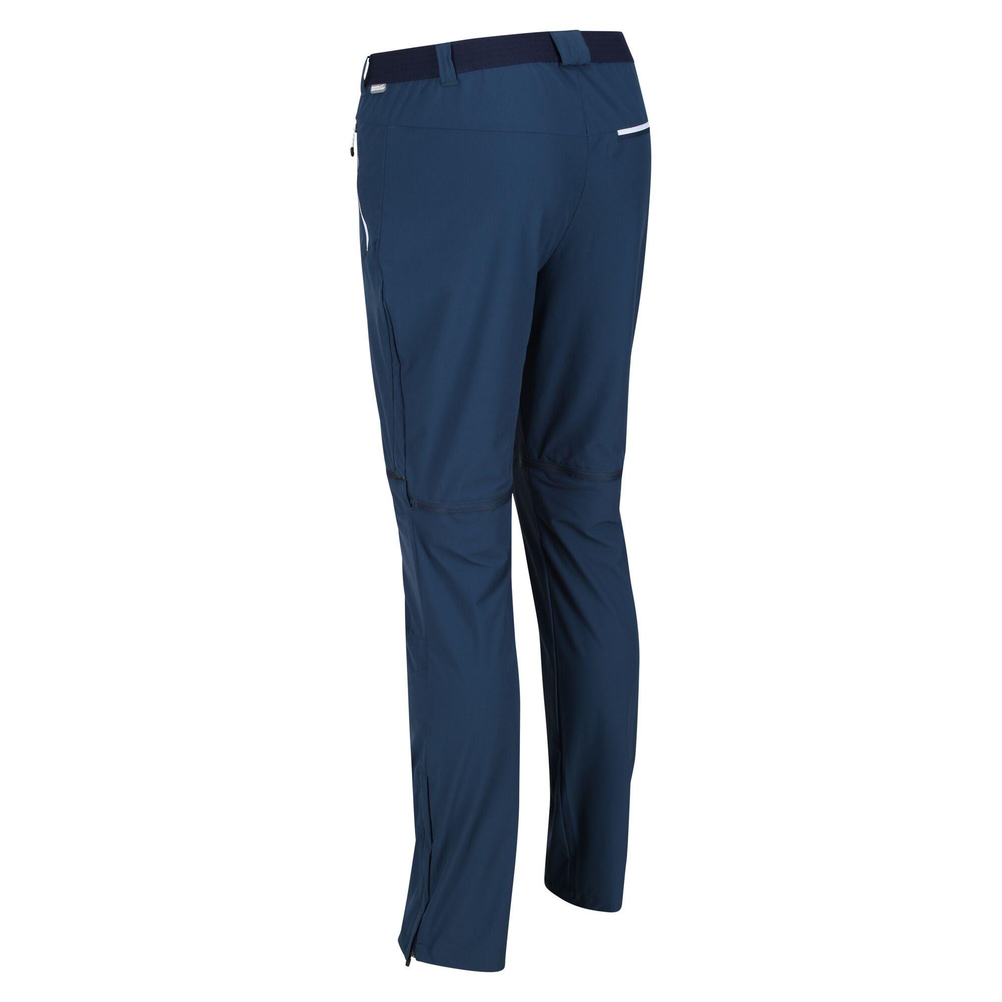 Mountain Zip-Off Men's Hiking Trousers - Moonlight Denim 2/5