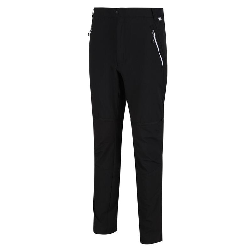 Pantalon de randonnée imperméable homme Regatta Mountain, noir