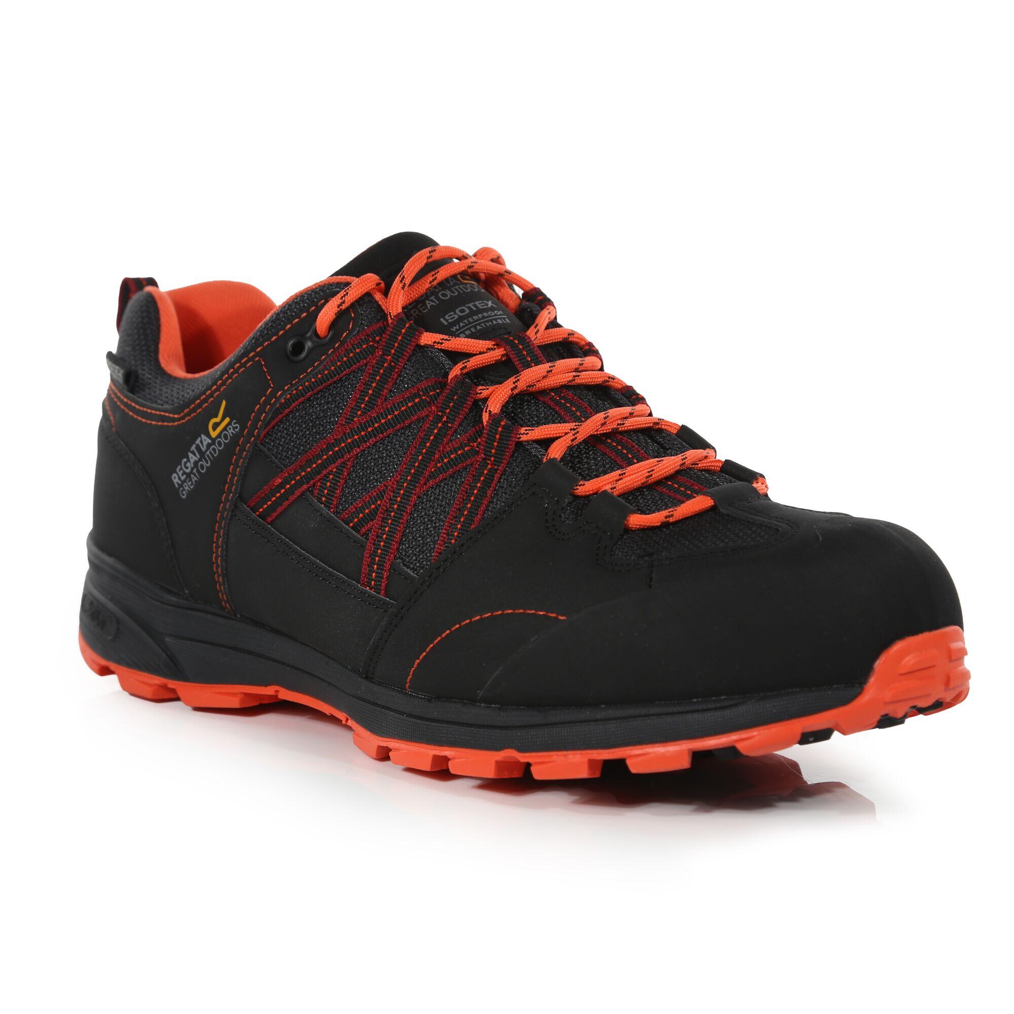 Samaris II Men's Hiking Shoes - Black/Red 2/6