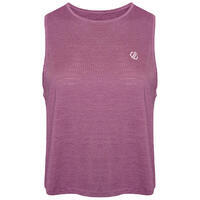Meditat Gilet de fitness court pour femme - Violet pâle
