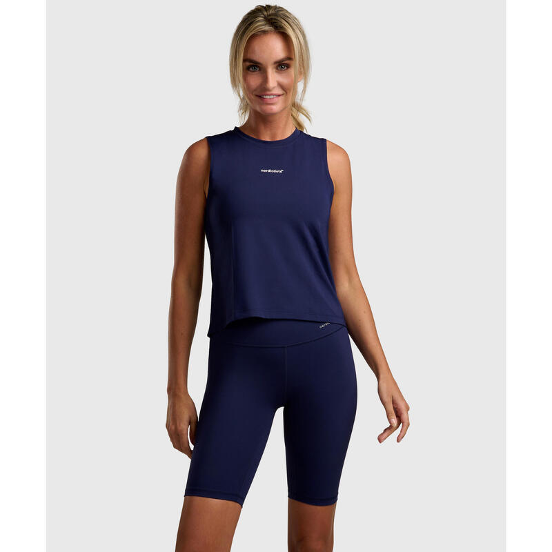 Elegance Tennis/Padel Tank-Top Damen Marineblaues