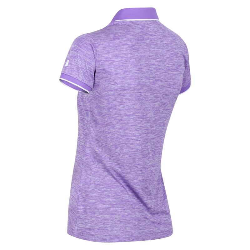 Remex II T-shirt de marche à manches courtes pour femme - Violet