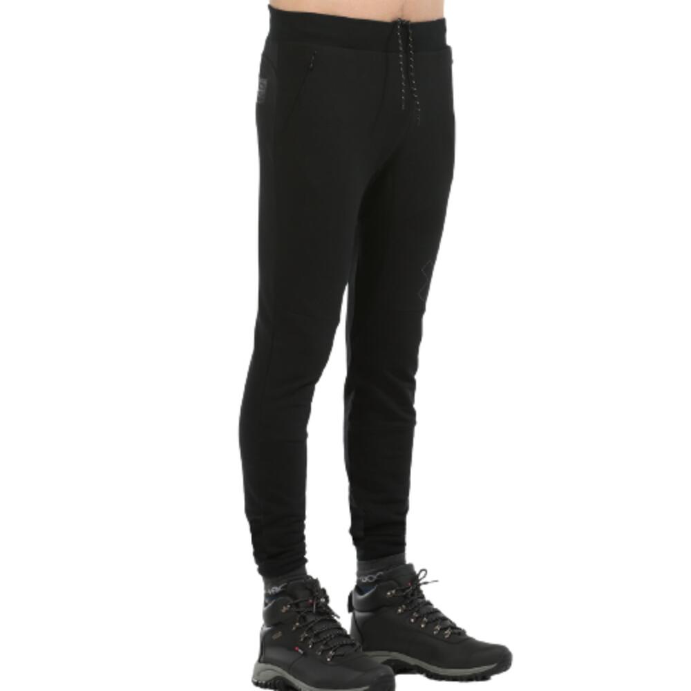 CALÇAS DE GINÁSTICA  EM ALGODÃO HOMEM +8000 LODOSO M 22I PRETO 4/4